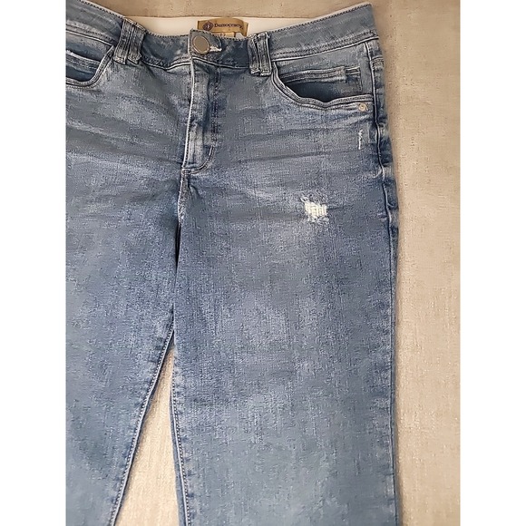 Democracy Jeans Flair Leg Ab Technology Denim Women's Size 12 High Rise Jeans - Picture 2 of 12